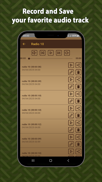 Audio Streamer Classic tools screenshot